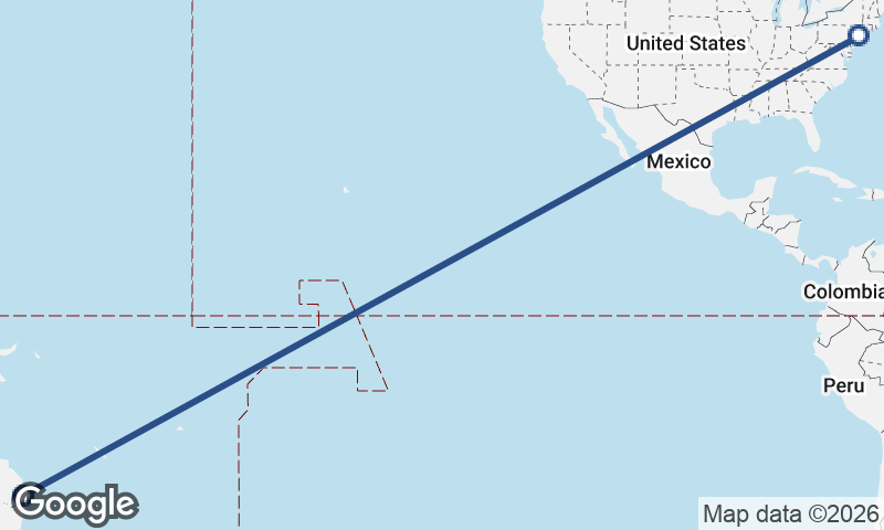 Brisbane to New York