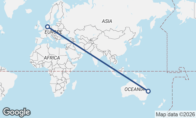 Brisbane to Bremerhaven