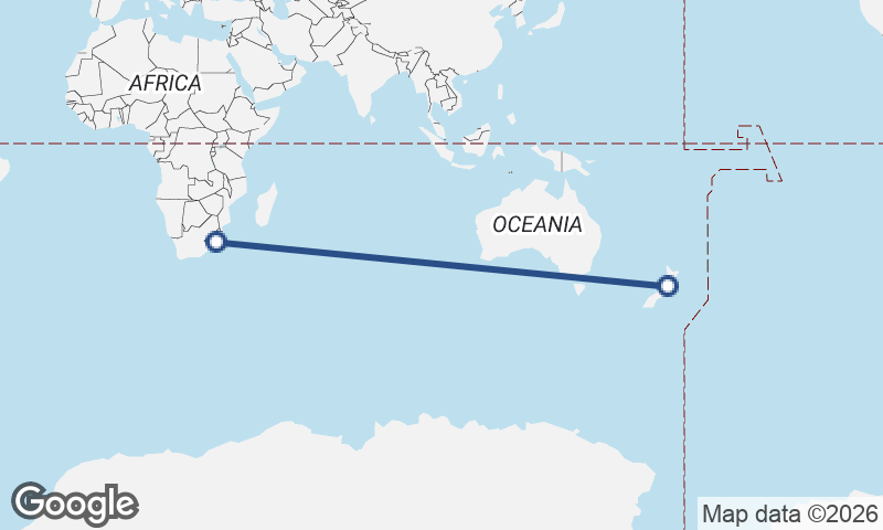 Durban to Wellington