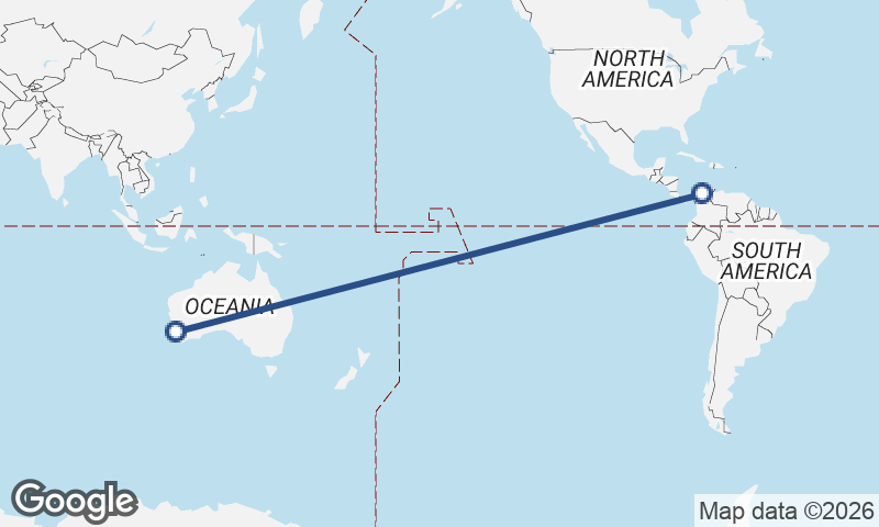 Perth to Cartagena