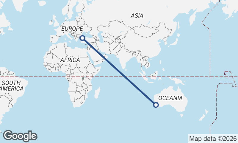 Perth to Istanbul