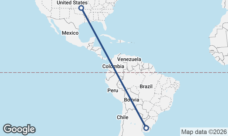 Uruguay to United States