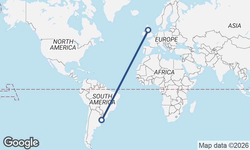 Uruguay to United Kingdom