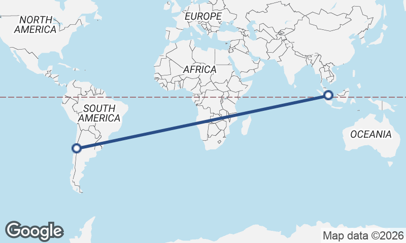 Santiago to Singapore