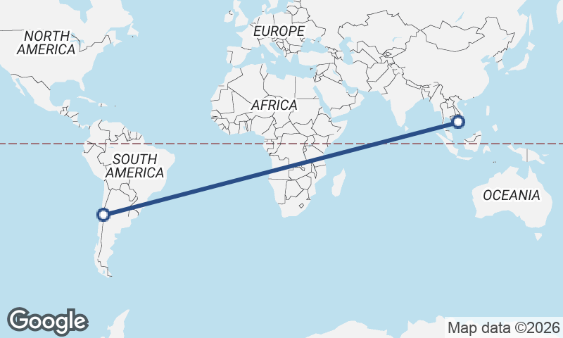 Santiago to Ho Chi Minh City