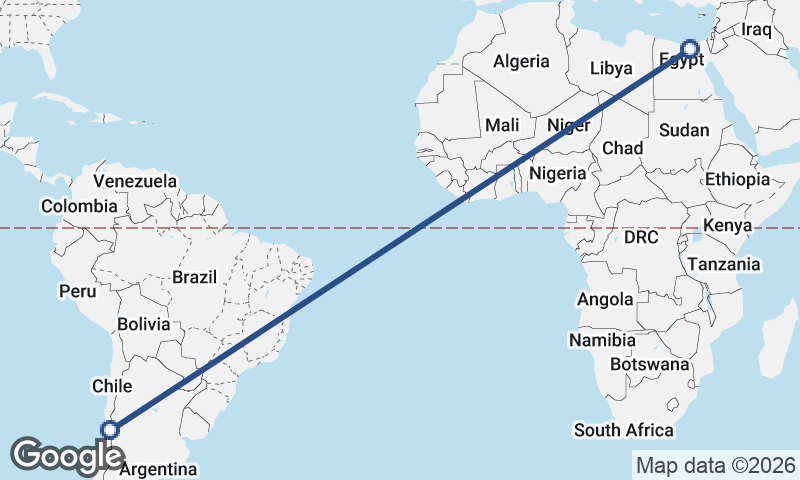 Santiago to Cairo