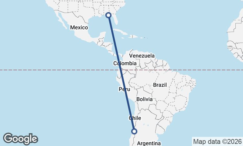 Santiago to Panama City