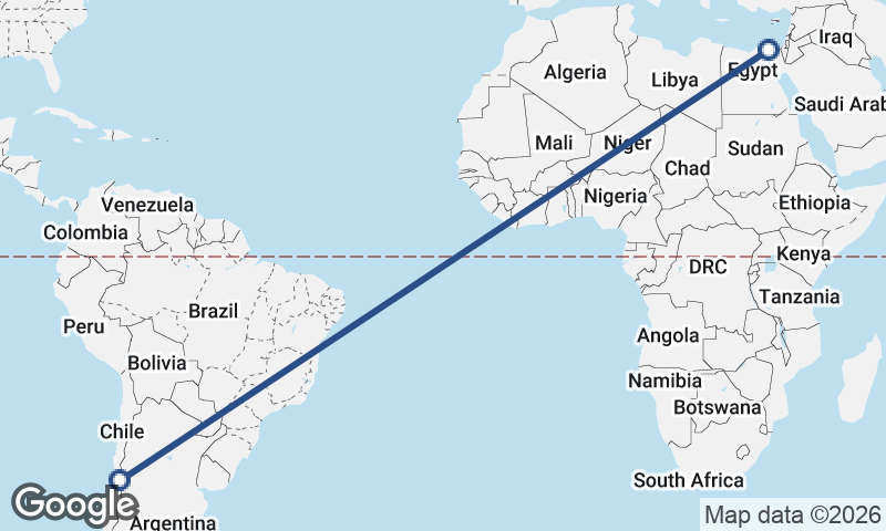 Santiago to Port Said