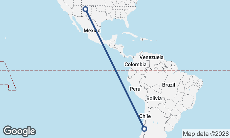 Santiago to Albuquerque