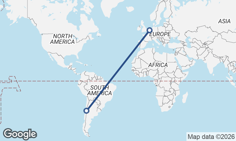 Santiago to Rotterdam
