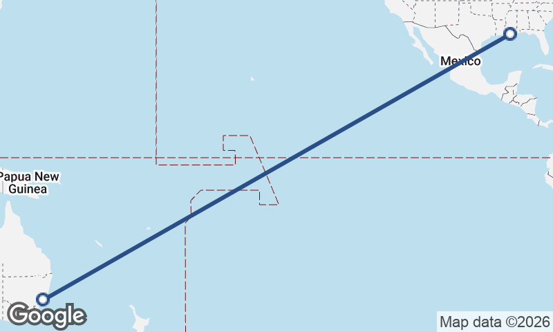 Sydney to New Orleans