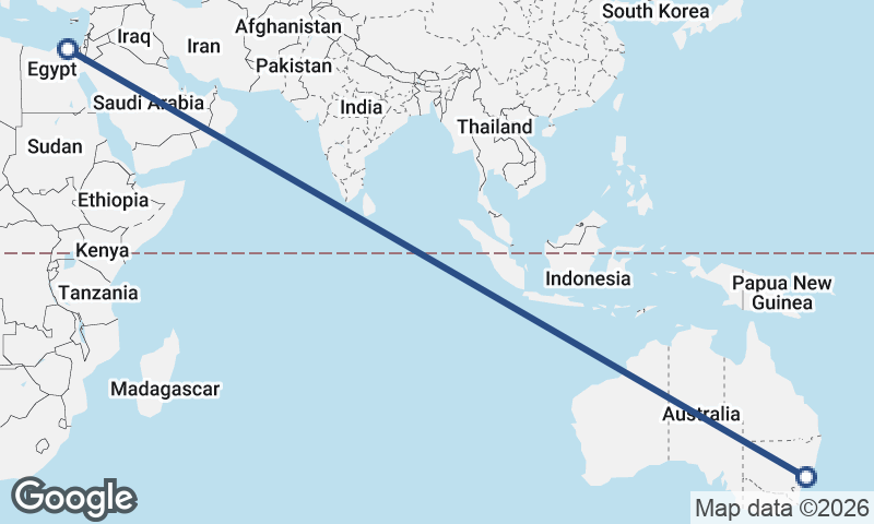 Sydney to Port Said