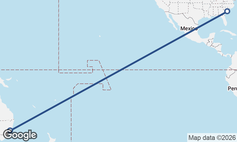 Sydney to Charleston