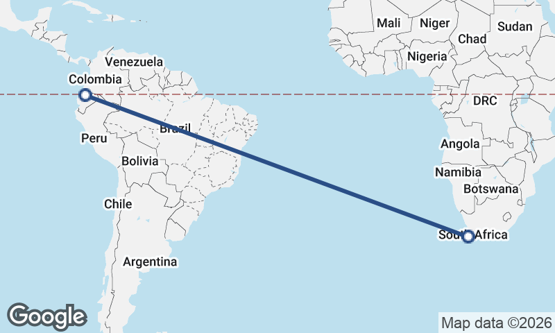 Cape Town to Quito