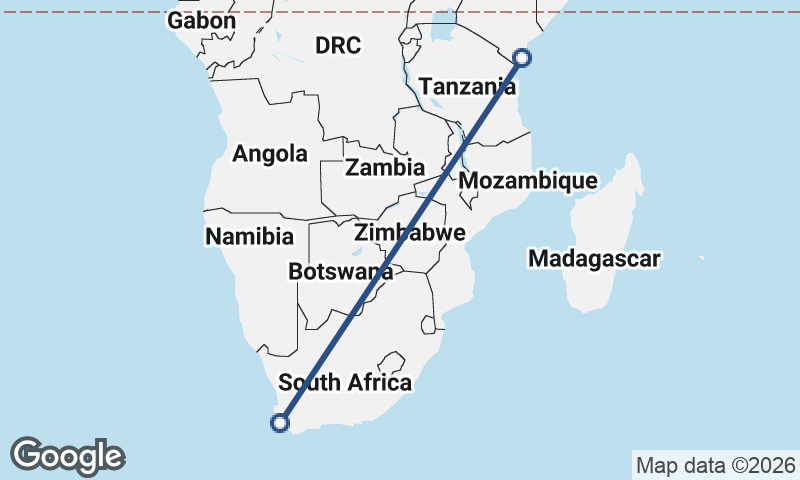 Cape Town to Mombasa