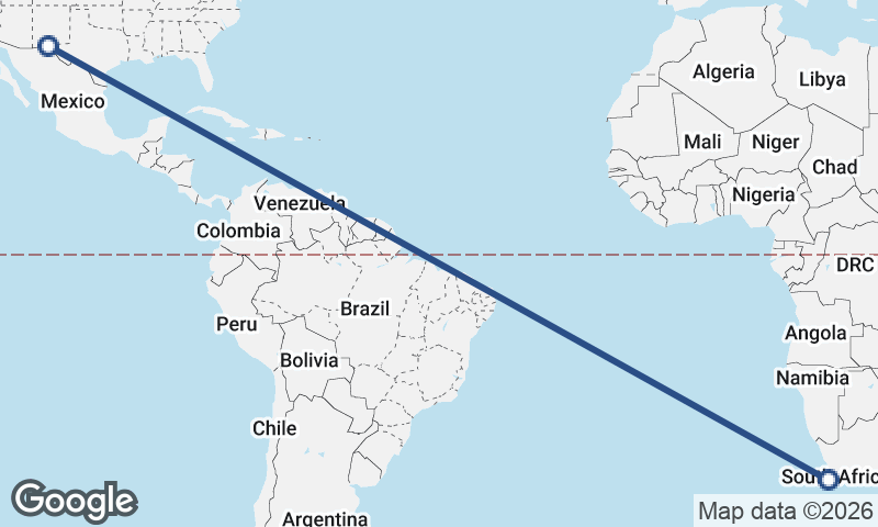 Cape Town to Juárez