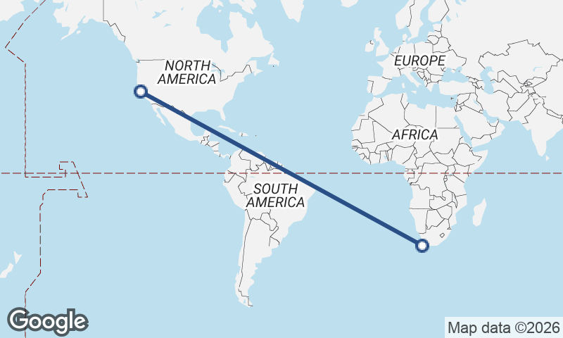 Cape Town to San Francisco