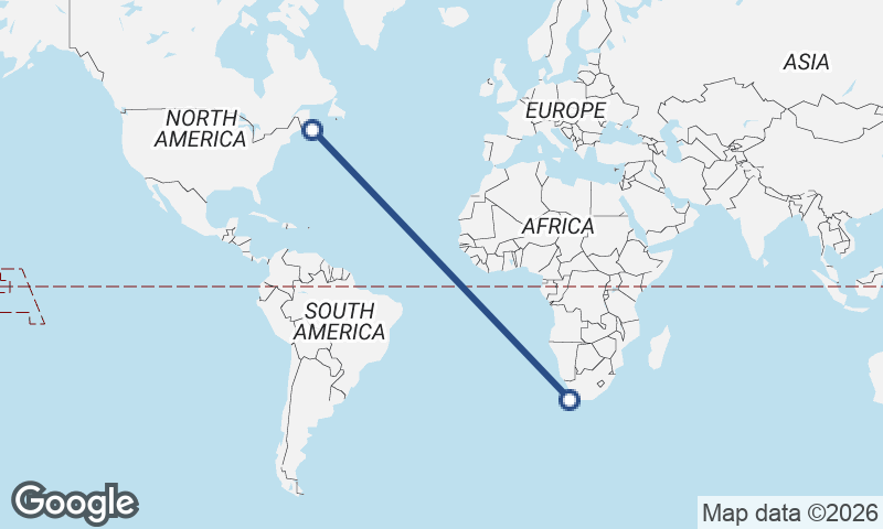 Cape Town to Halifax
