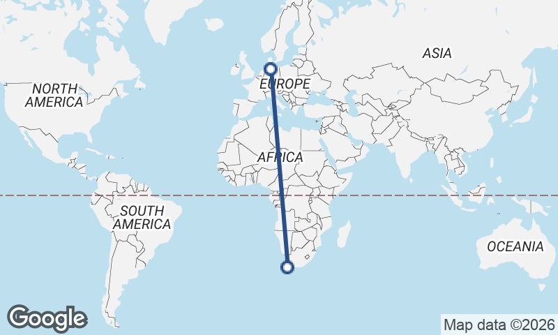 Cape Town to Hamburg