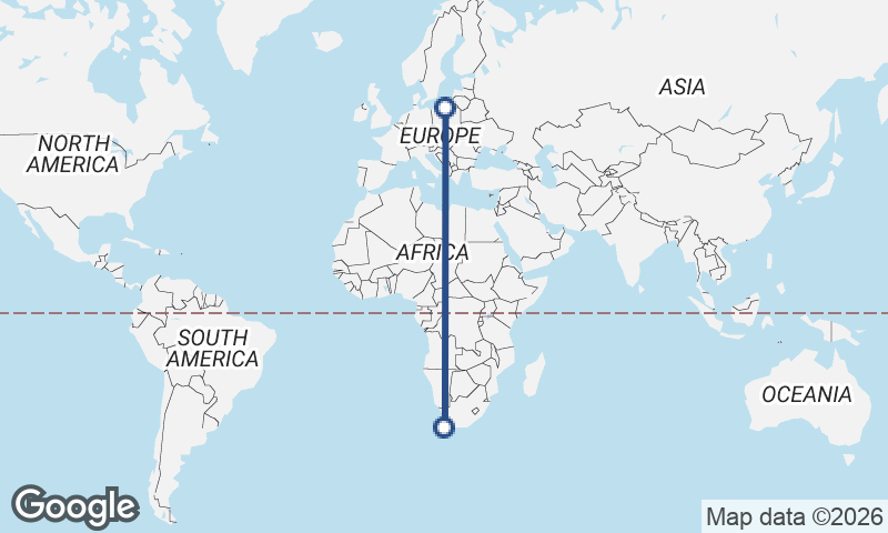 Cape Town to Gdańsk