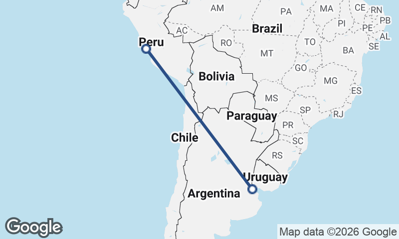 Buenos Aires to Lima