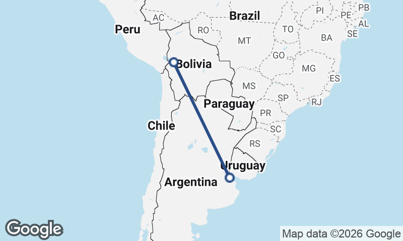 Buenos Aires to La Paz