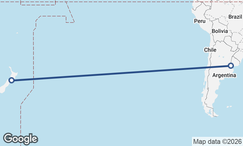Buenos Aires to Wellington