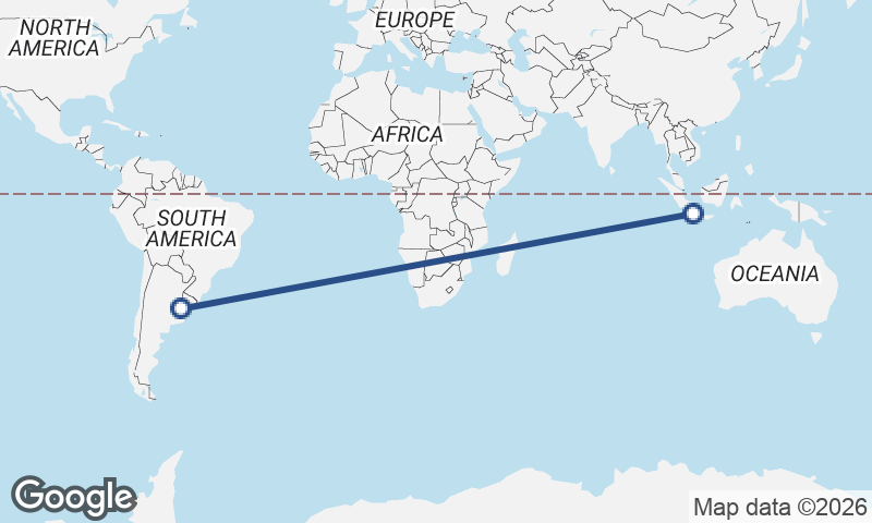Buenos Aires to Jakarta