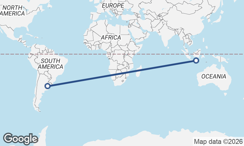 Buenos Aires to Surabaya