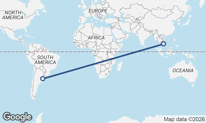 Buenos Aires to Ho Chi Minh City