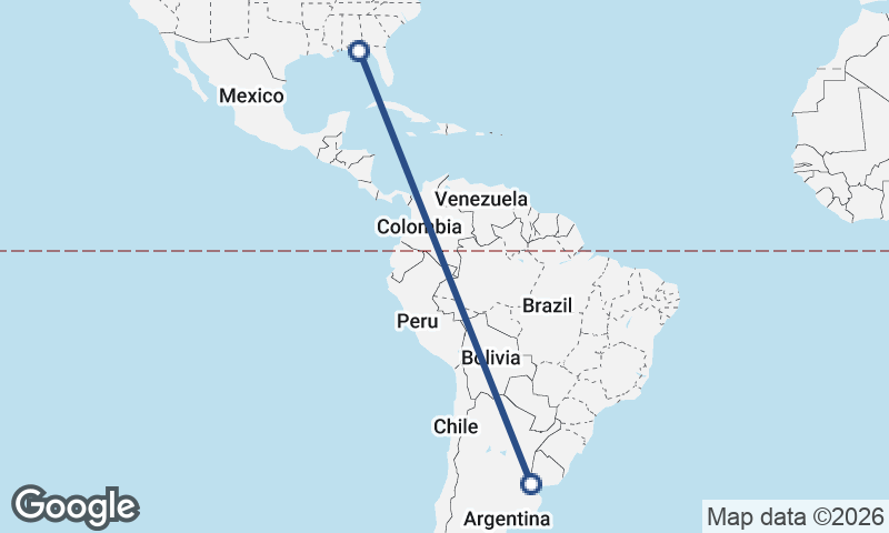 Buenos Aires to Panama City