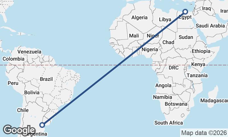 Buenos Aires to Alexandria