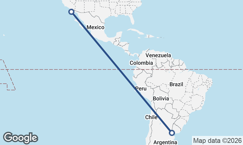 Buenos Aires to Ensenada