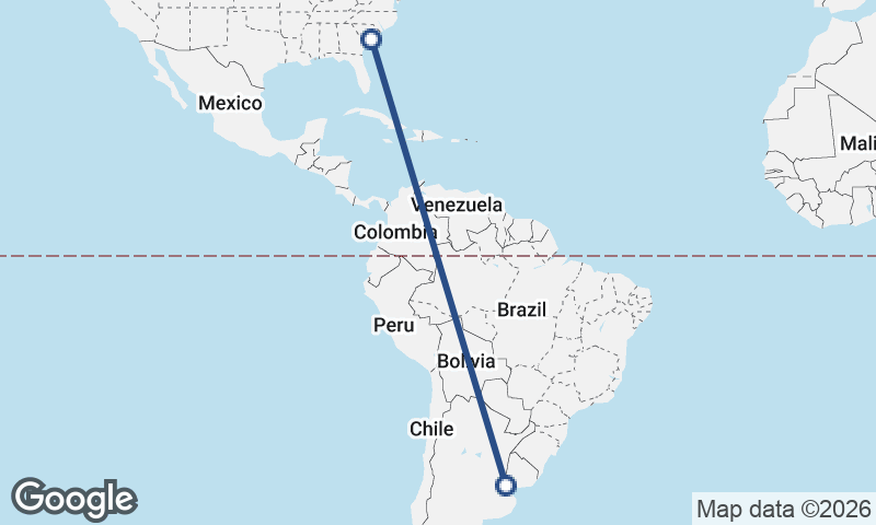 Buenos Aires to Charleston