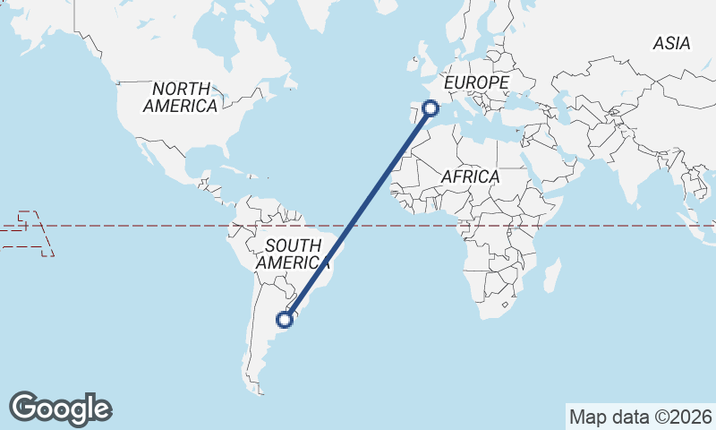 Buenos Aires to Zaragoza