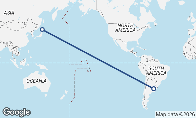 Buenos Aires to Sapporo