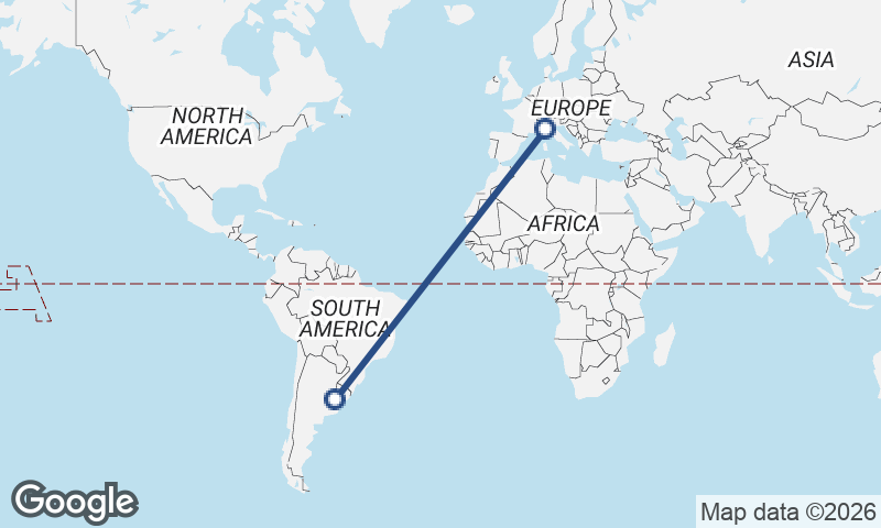 Buenos Aires to Genoa