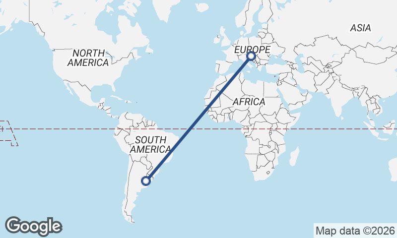 Buenos Aires to Zagreb