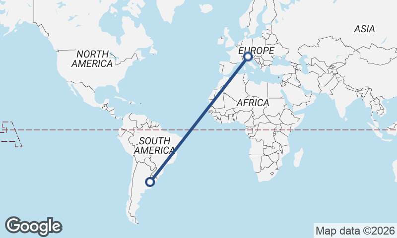 Buenos Aires to Trento