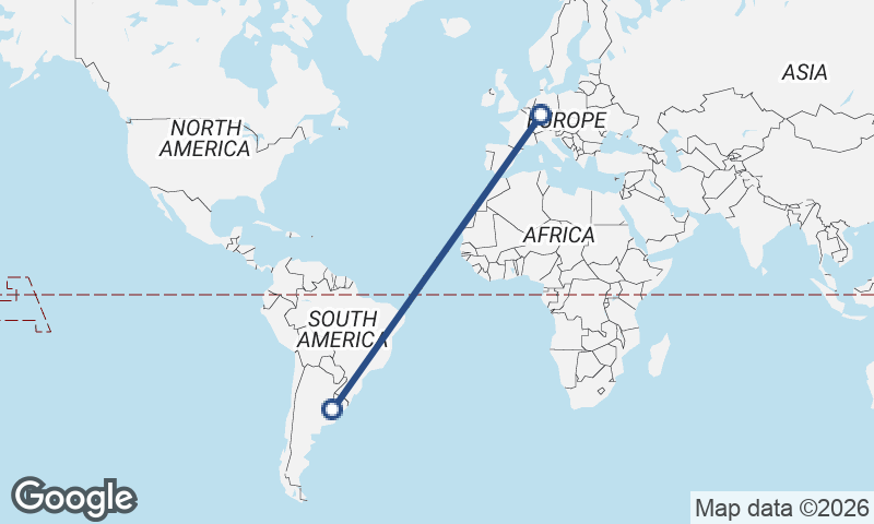 Buenos Aires to Frankfurt