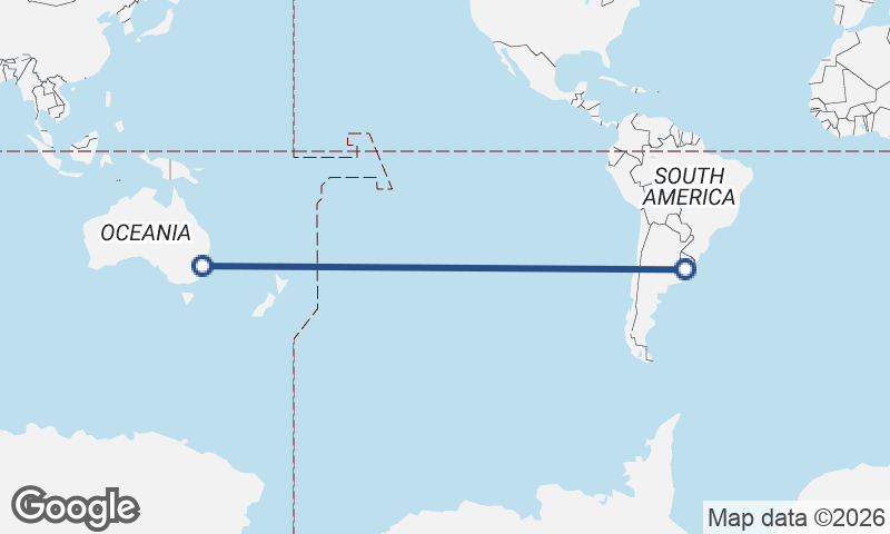 Montevideo to Sydney