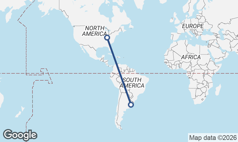 Montevideo to Cincinnati