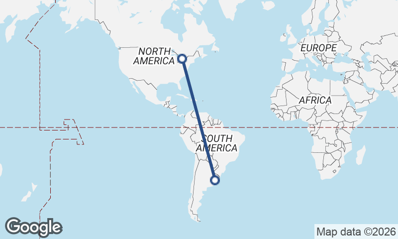 Montevideo to Toronto