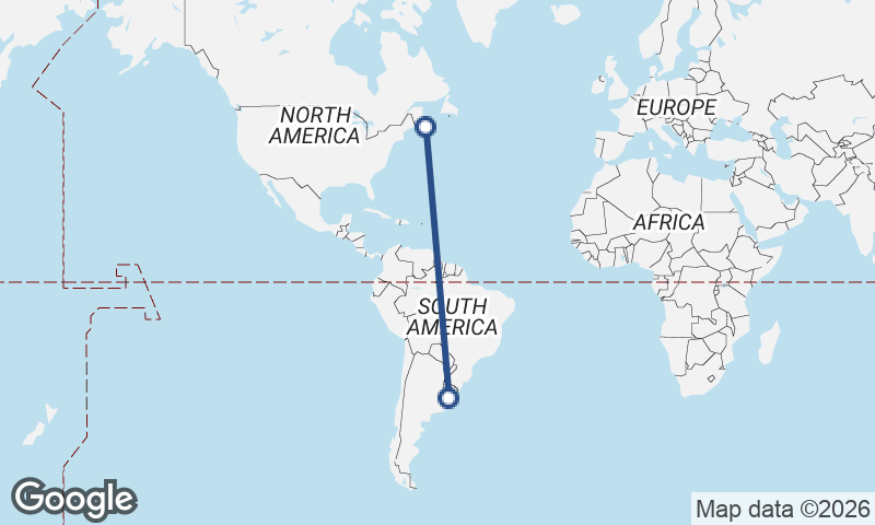 Montevideo to Halifax