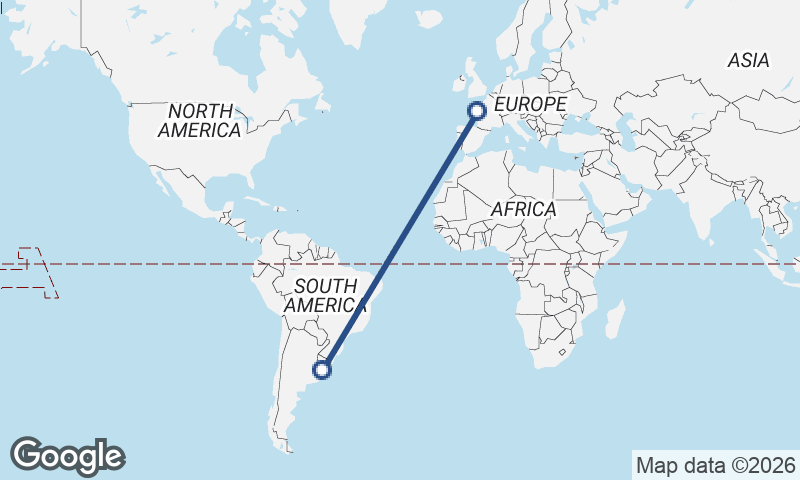 Montevideo to Nantes