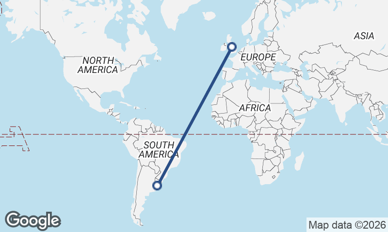 Montevideo to Manchester