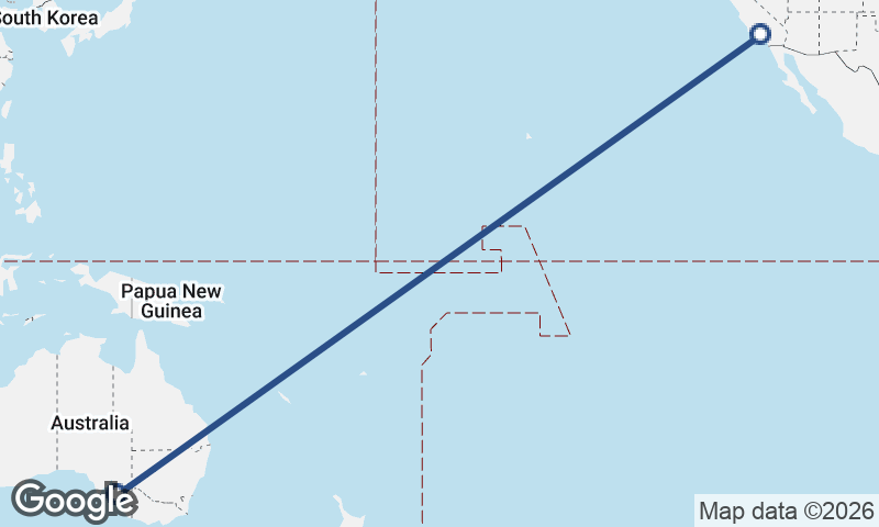 Adelaide to Los Angeles