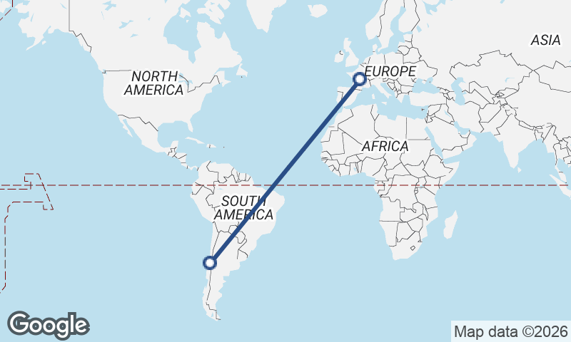 Chile to France