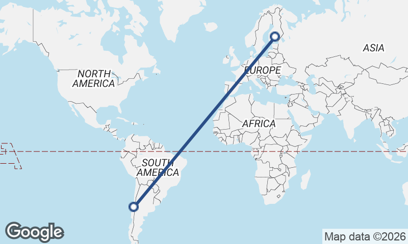 Chile to Finland