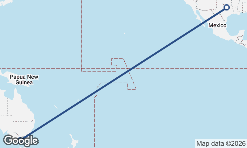 Melbourne to Fort Worth